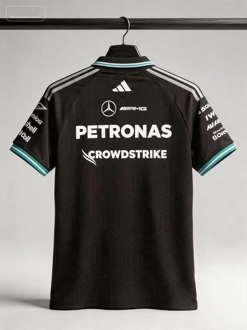 Mercedes 2026 Black POLO F1 Jersey S-5XL