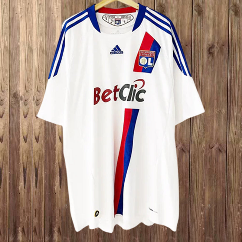 10-11 Lyon home retro jersey