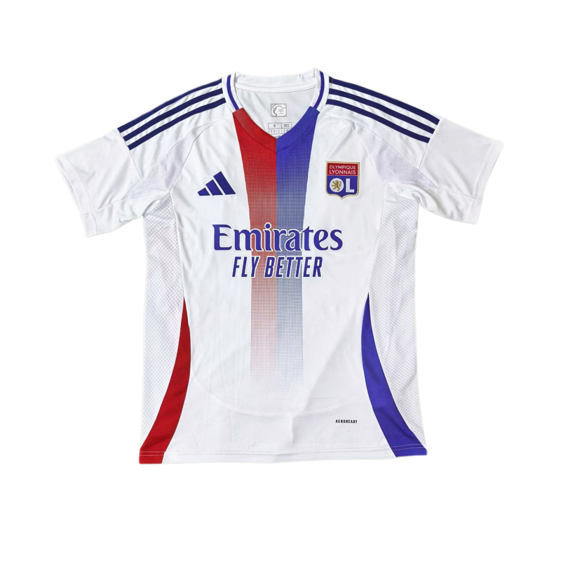 24-25 Lyon home soccer jersey