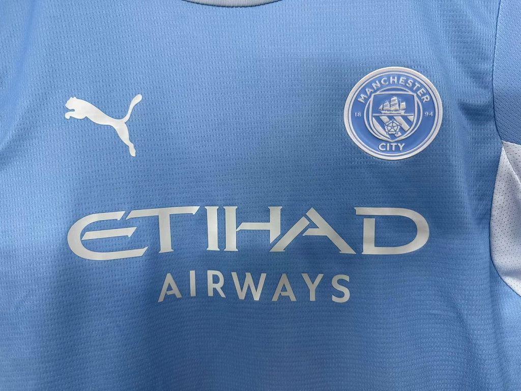 Kids Kit Manchester city 2026/27 Home Soccer Jersey size 16-28