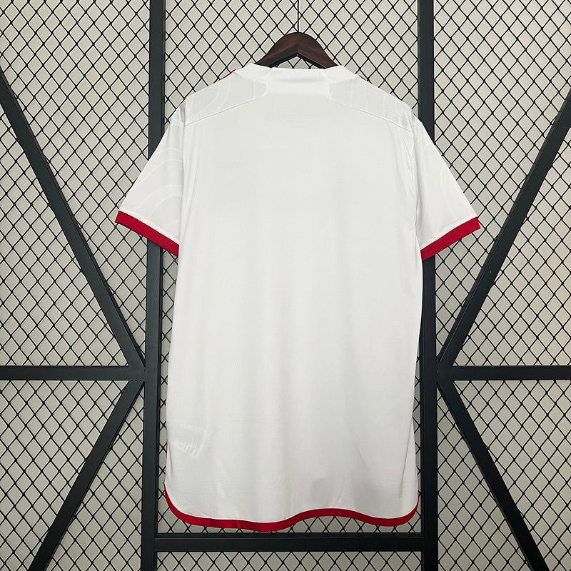 24-25 Flamengo away white soccer jersey