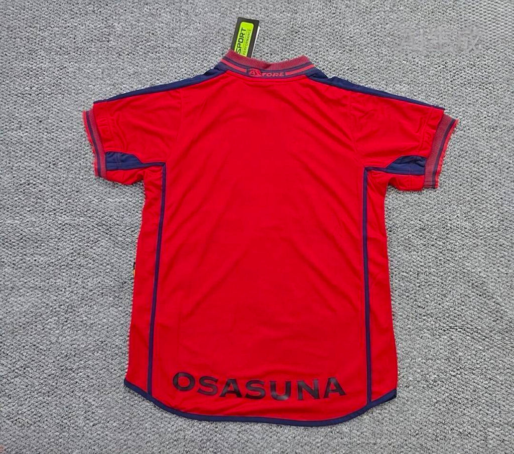Retro Osasuna home 2000/01 soccer jersey S-2XL