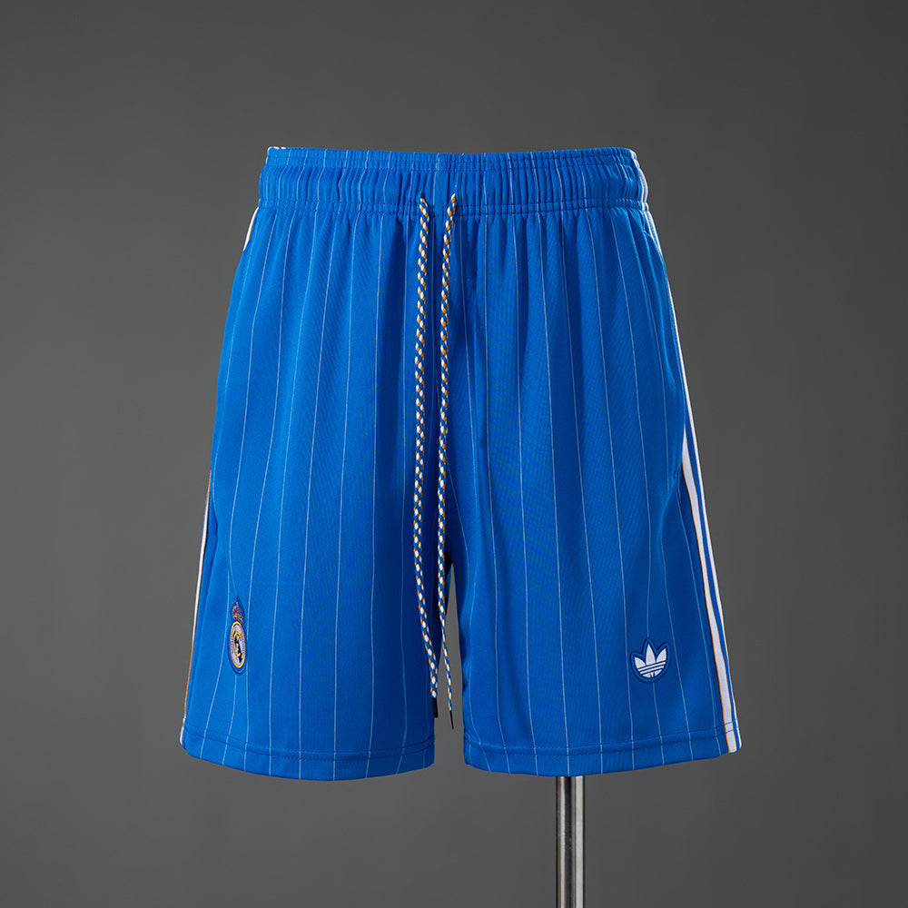 Pantalon Corto de Futbol #Real Madrid Terrace Icons Shorts Blue S-XXL — Minkang