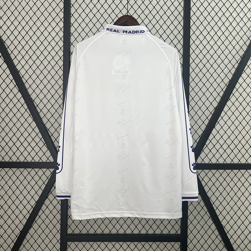 94-96 Real Madrid home long sleeve retro jersey