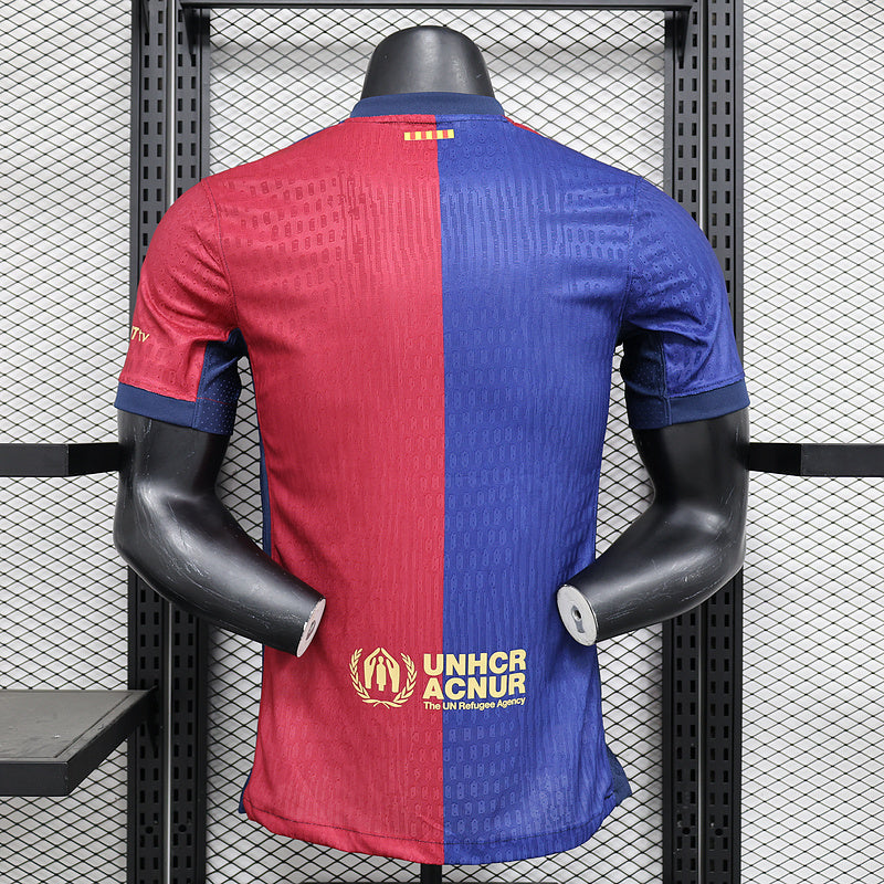 24-25 Barcelona home player version jersey (Big Sponsor)