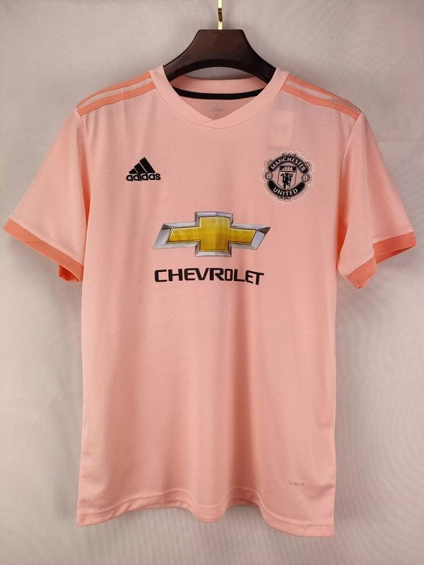 18-19 Manchester United away pink retro jersey