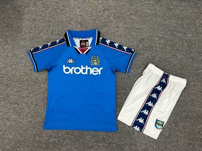 97/98 Manchester City home retro kid kit