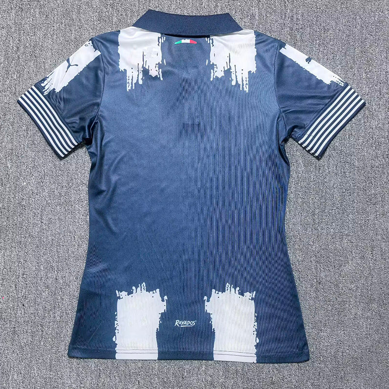 25-26 Monterrey White Blue Special Edition Women Jersey
