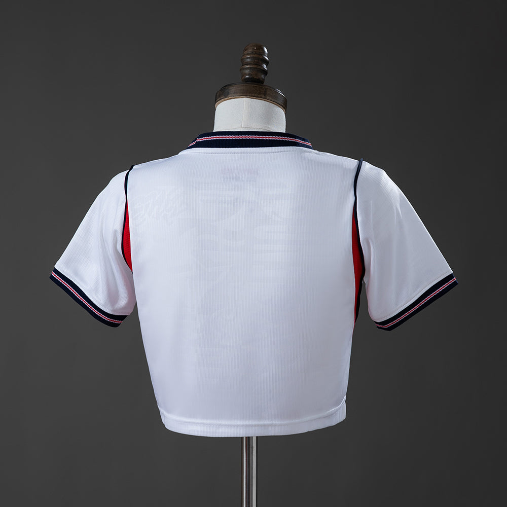 England 2026 Home Women's Crop Top Style S-XXL