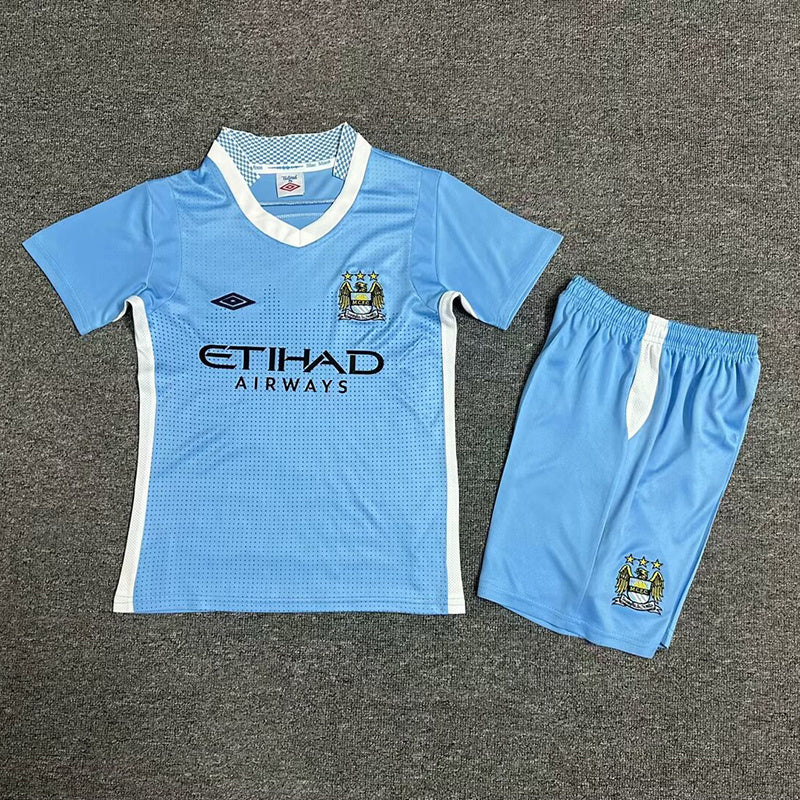 11-12 Manchester City home retro kid kit