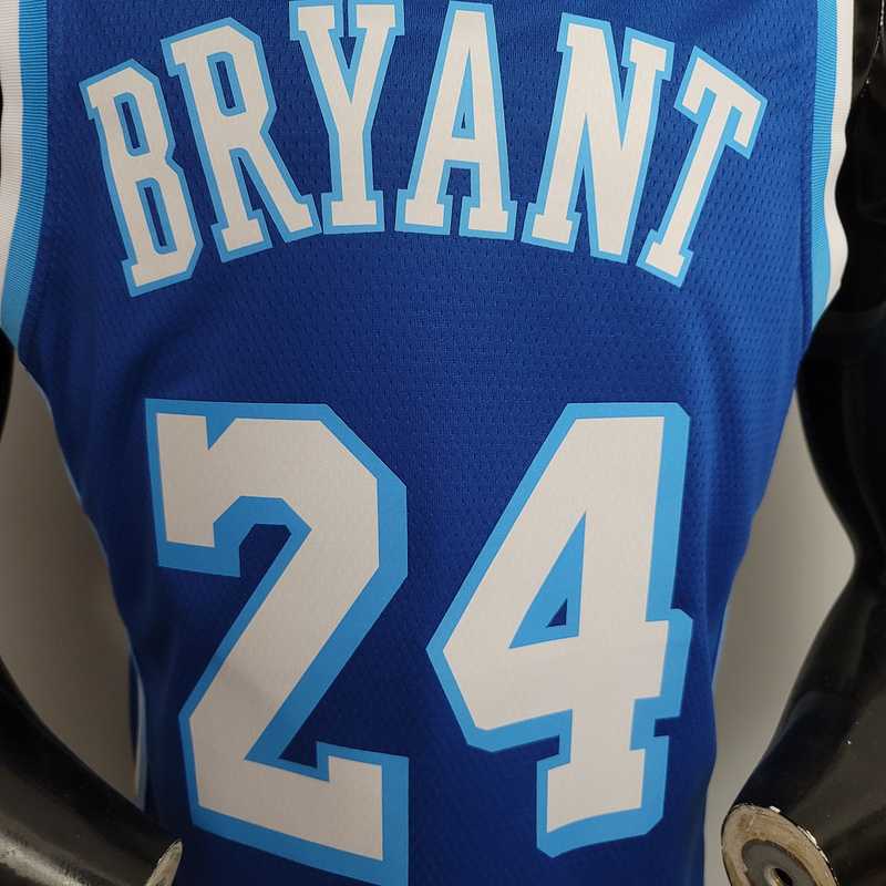 Retro Before Bryant #8 After Bryant #24 Lakers blue