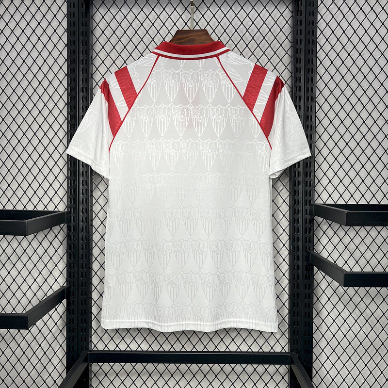 92-93 Sevilla home retro soccer jersey