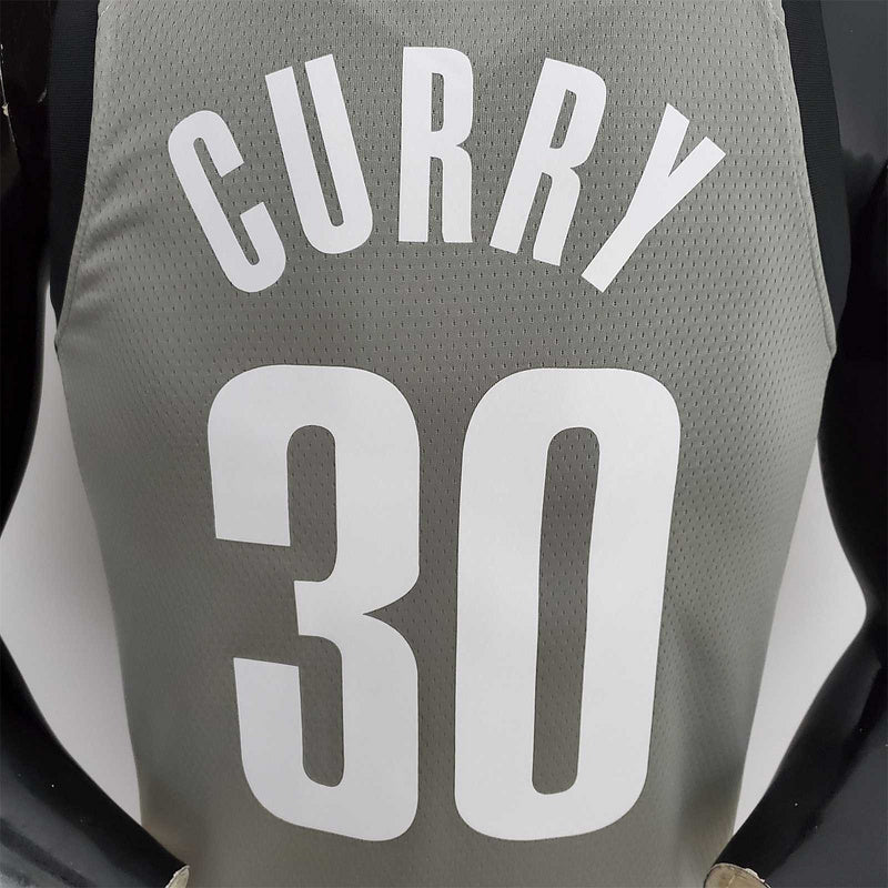 Nets Curry #30 Flyer Grey NBA Jersey