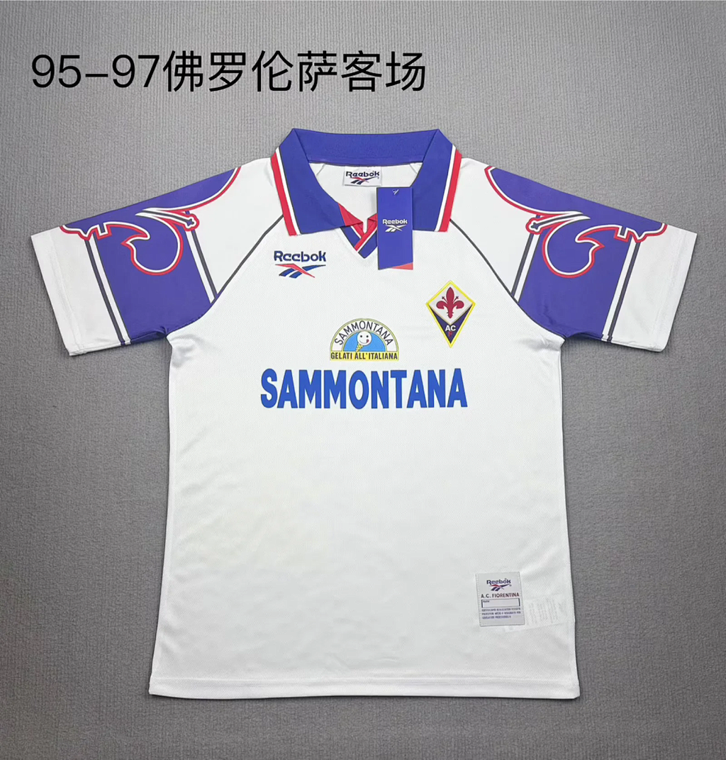 Retro Fiorentina Florence 1995/97 away size S-2XL