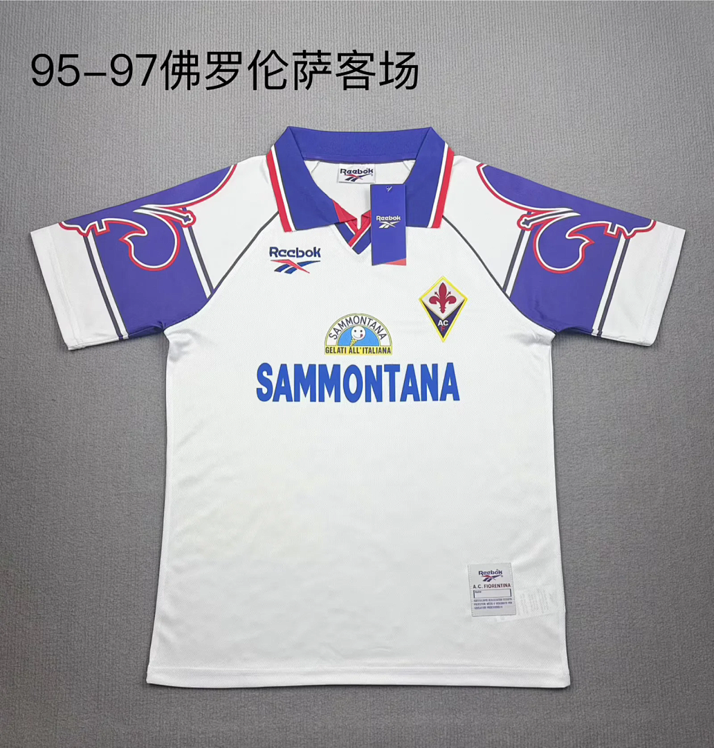 Retro Fiorentina Florence 1995/97 away size S-2XL