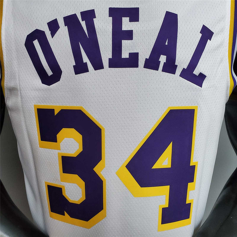 O'Neal #34 Lakers Round neck white