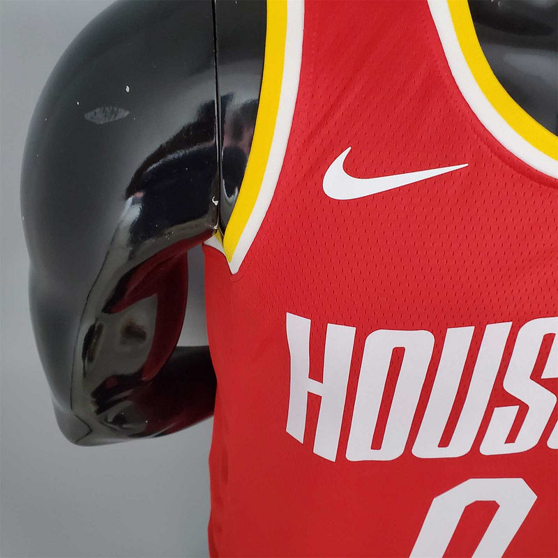 WESTBROOK#0 Rockets Retro Red