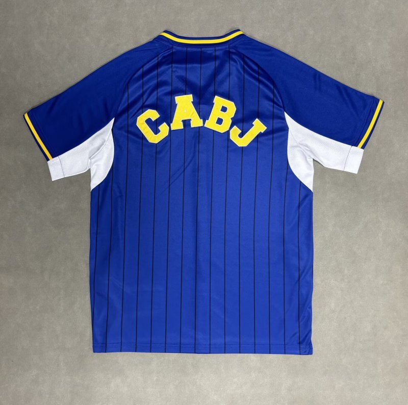25-26 Boca blue baseball jersey