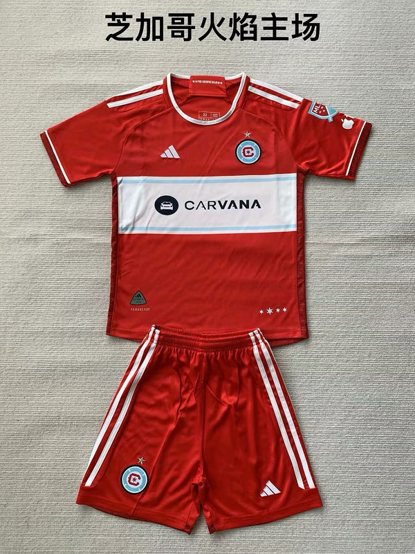 24-25 Chicago Fire home Adult and Kid kit