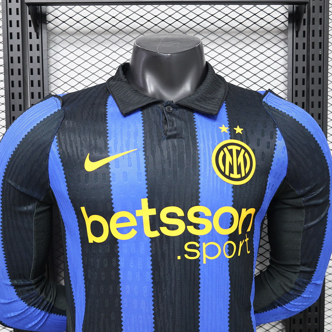 Inter Milan 2026/27 Home Long Sleeve Player Version Jersey S-2XL