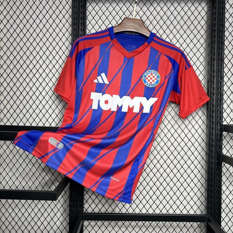 24-25 Hajduk Split home soccer jersey