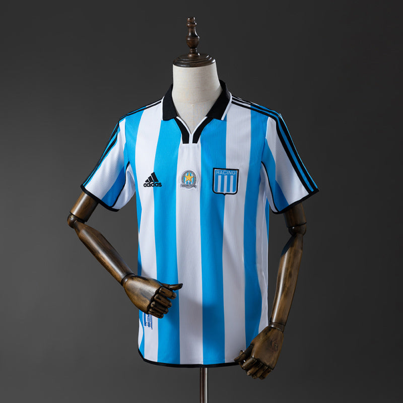 Retro 2000/01 Racing Club de Avellaneda Away soccer jersey size S-2XL