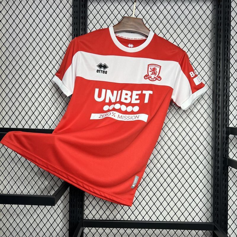 24-25 Middlesbrough home soccer jersey