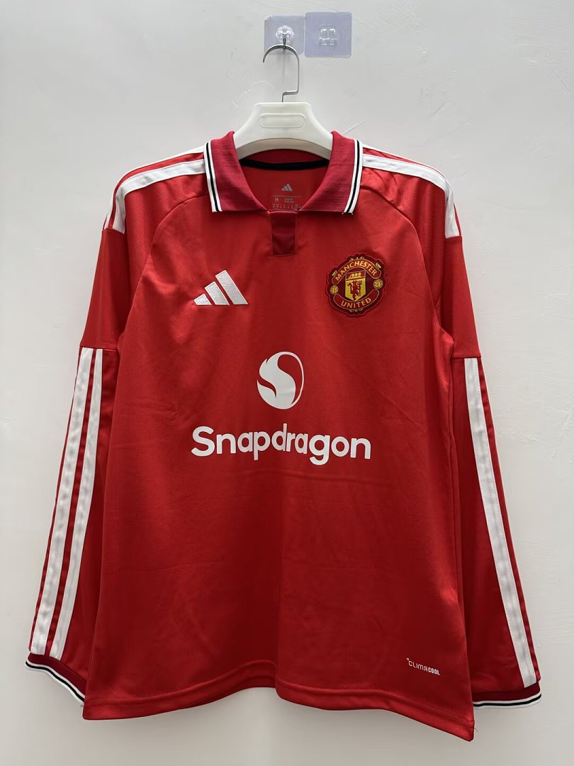 Manchester United 2026/27 Home Long Sleeve Jersey S-4XL