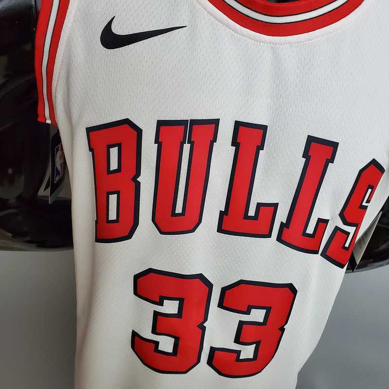 PIPPEN#33 Chicago Bulls white