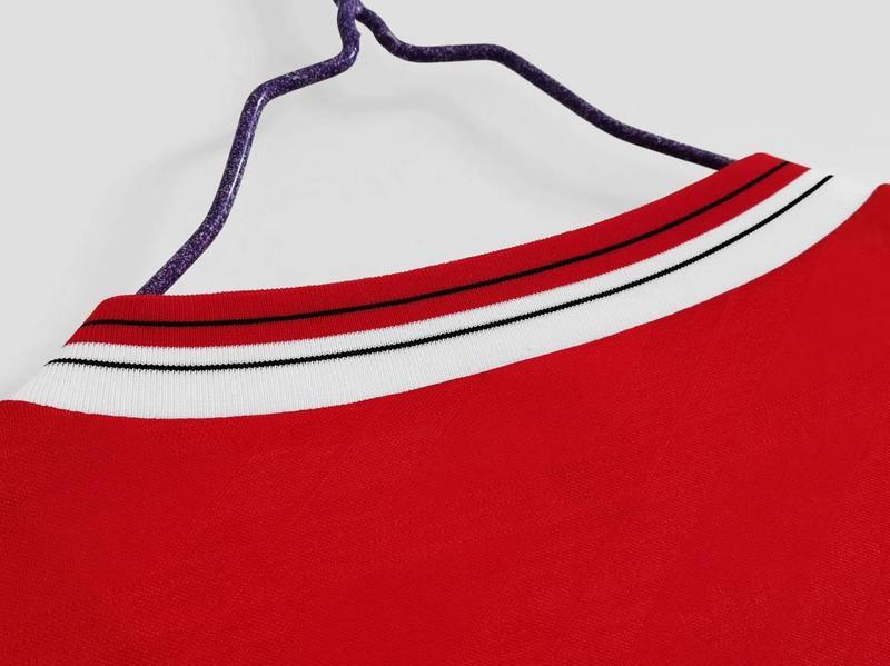 86-88 Manchester United home long sleeve