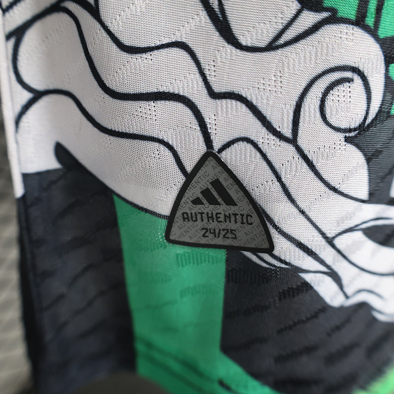 Japan green special player version jersey
