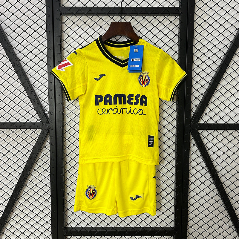 24-25 Villarreal Home kid kit Sizes 16-28