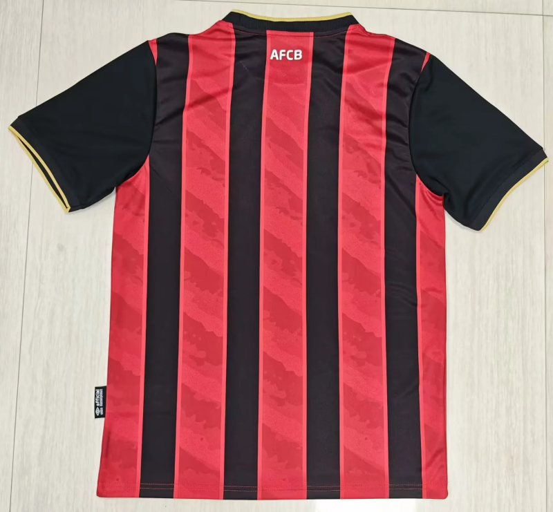 25-26 Bournemouth home soccer jersey