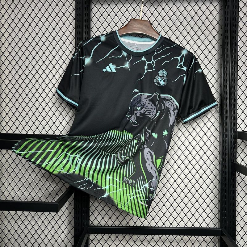 24-25 Real Madrid Special Edition Black and green Jersey S-XXL
