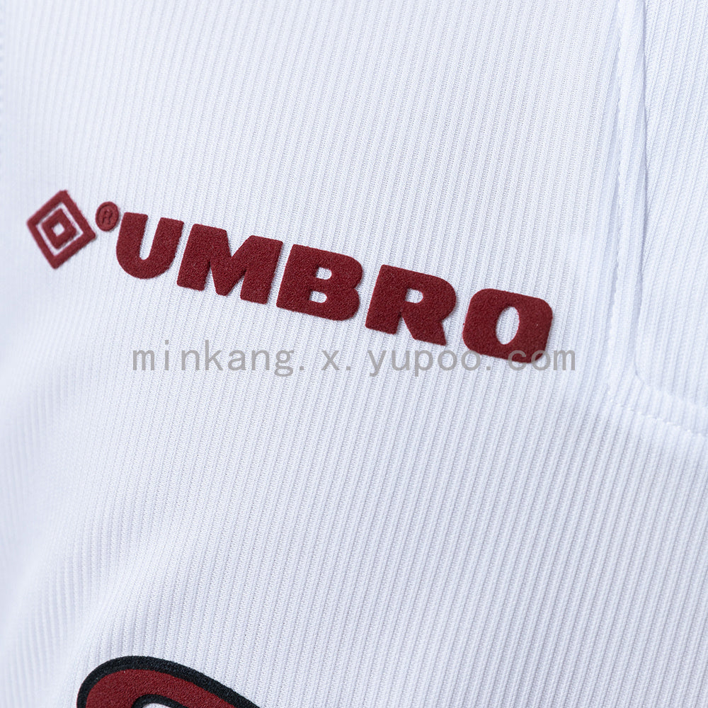 M-U 98/99 White Long Sleeve Retro Jersey S-XXL