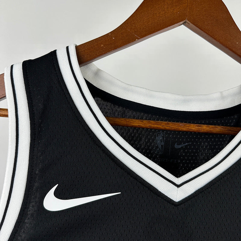 Brooklyn Nets #8 CUI Black NBA Jersey