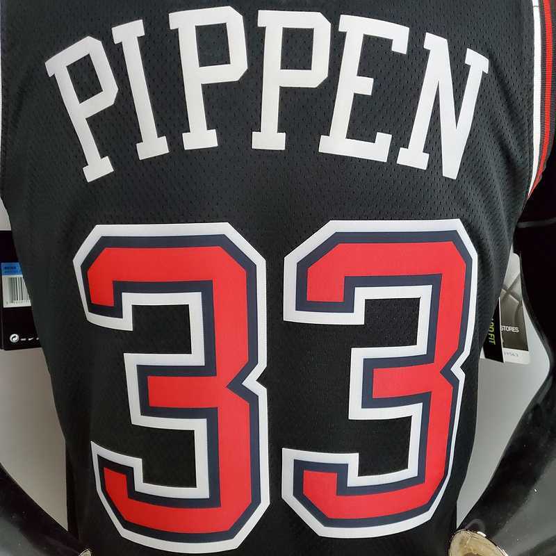 PIPPEN#33 Chicago Bulls Black