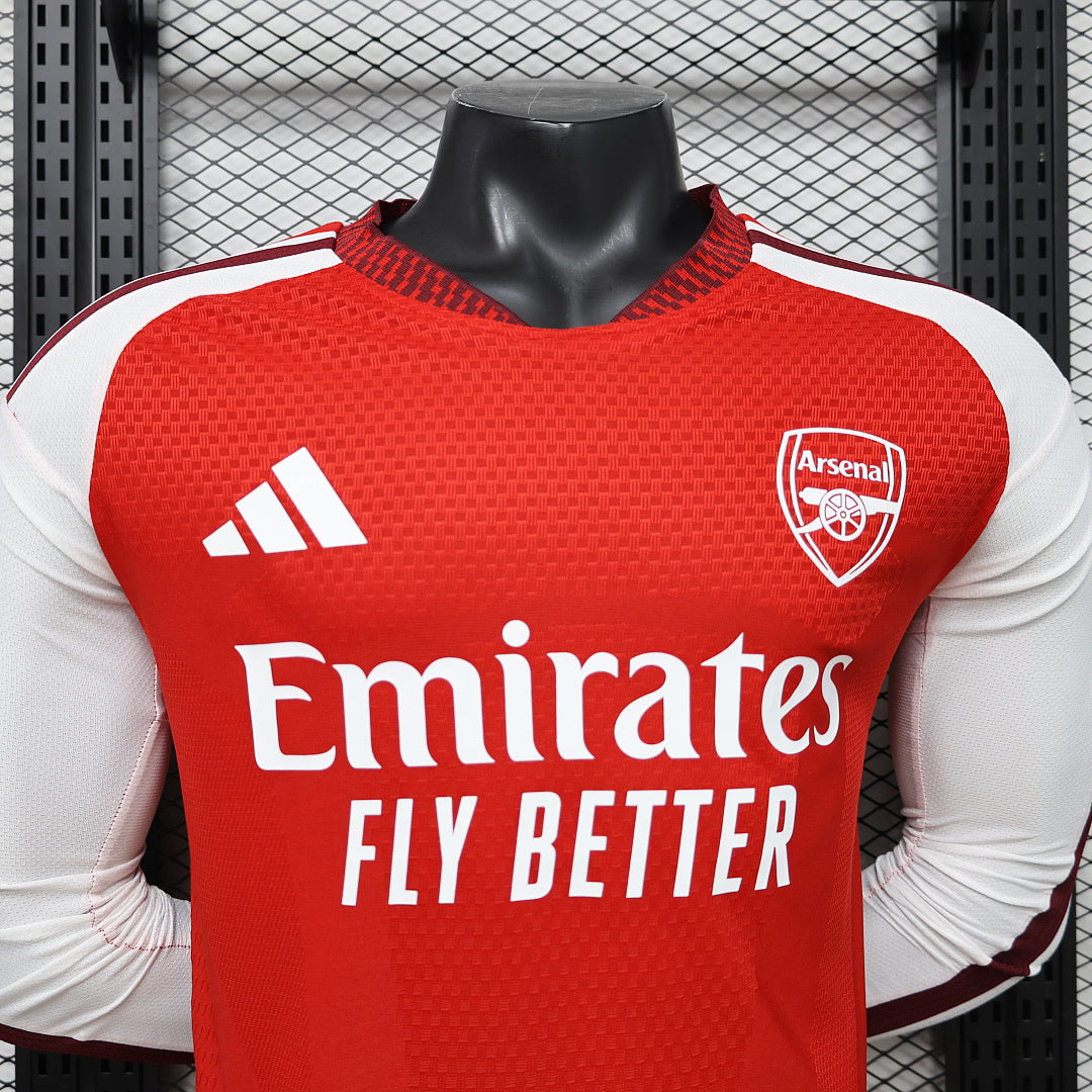 Arsenal 2026/27 Home Long Sleeve Player Version Jersey size S-2XL