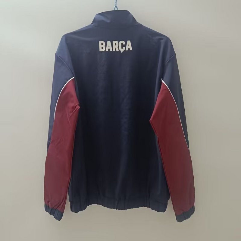 24-25 Barcelona Dark blue windbreaker