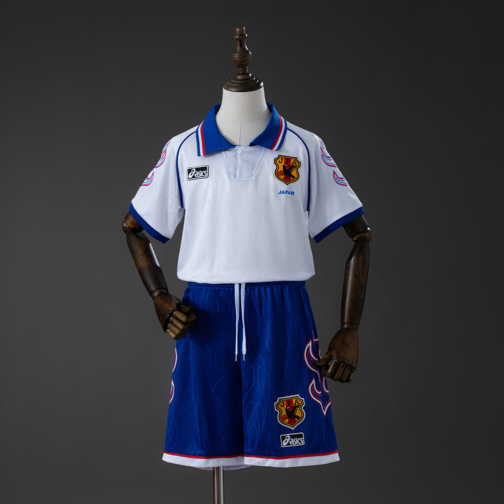Japan 1998 Away Retro Kids Kit Jersey SIZE 16-28