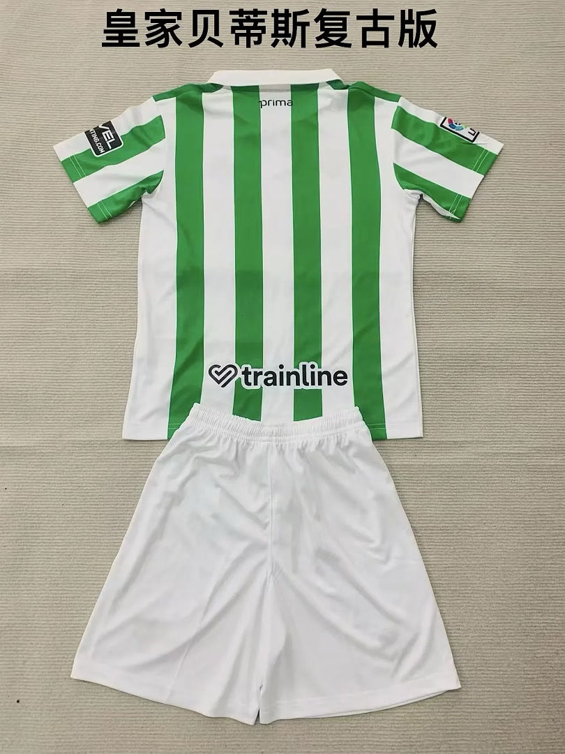 2025/26 Kids Real Betis Retro Model size: 16-28