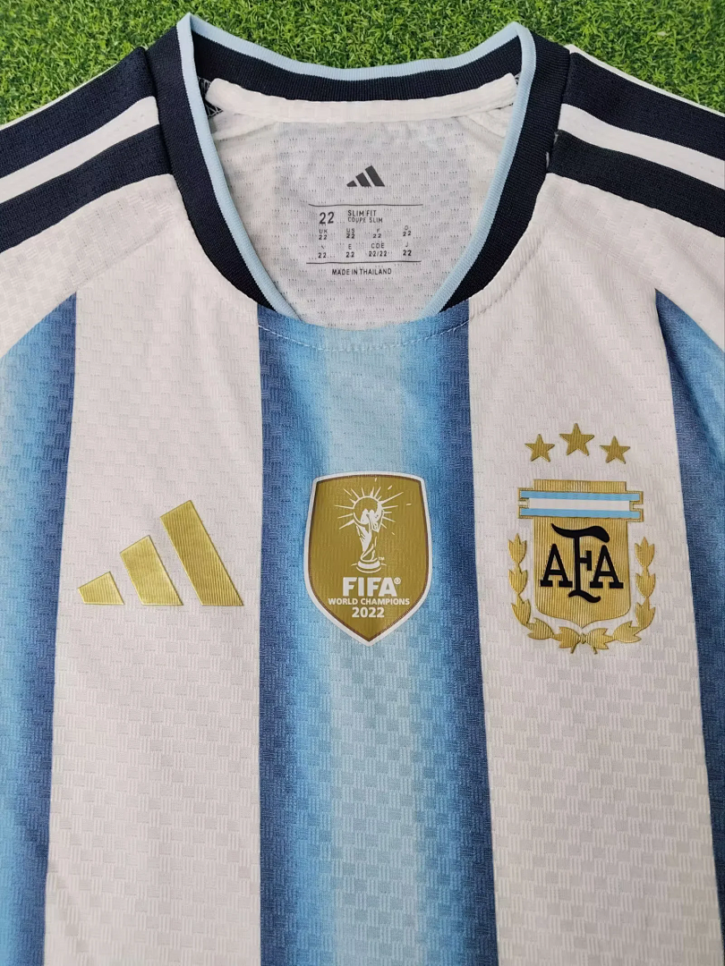 Argentina 2026 World Cup Home Player Version Kid kit size 16-28