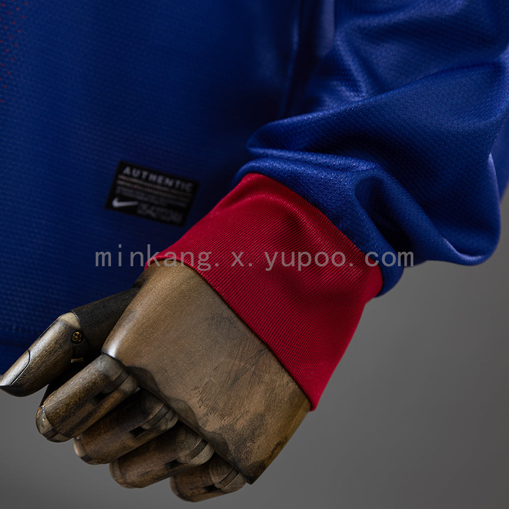 Retro long sleeve Barcelona 12/13 home S-XXL