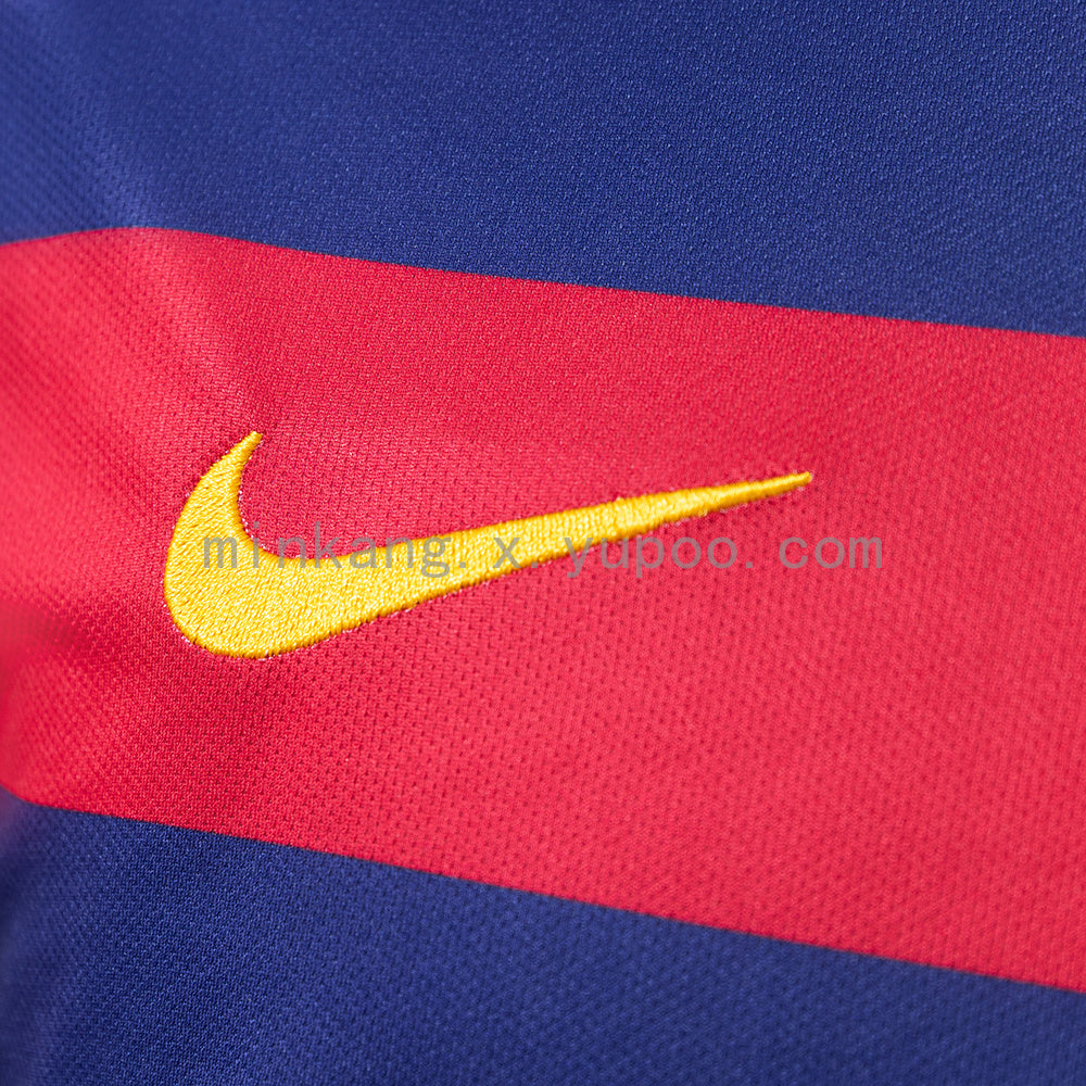 Barcelona 2015/16 Home Long Sleeve Retro Jersey S-XXL