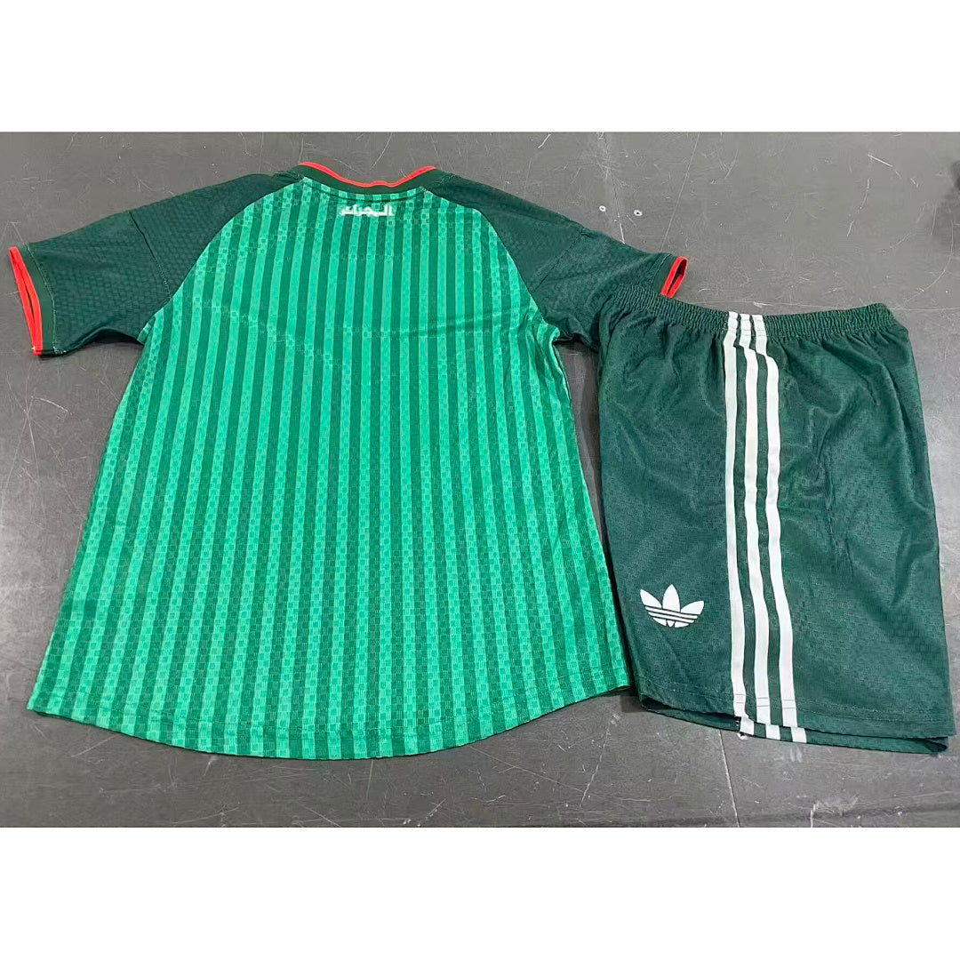 Algeria 2026 Away Green player version kid kit size 16-28