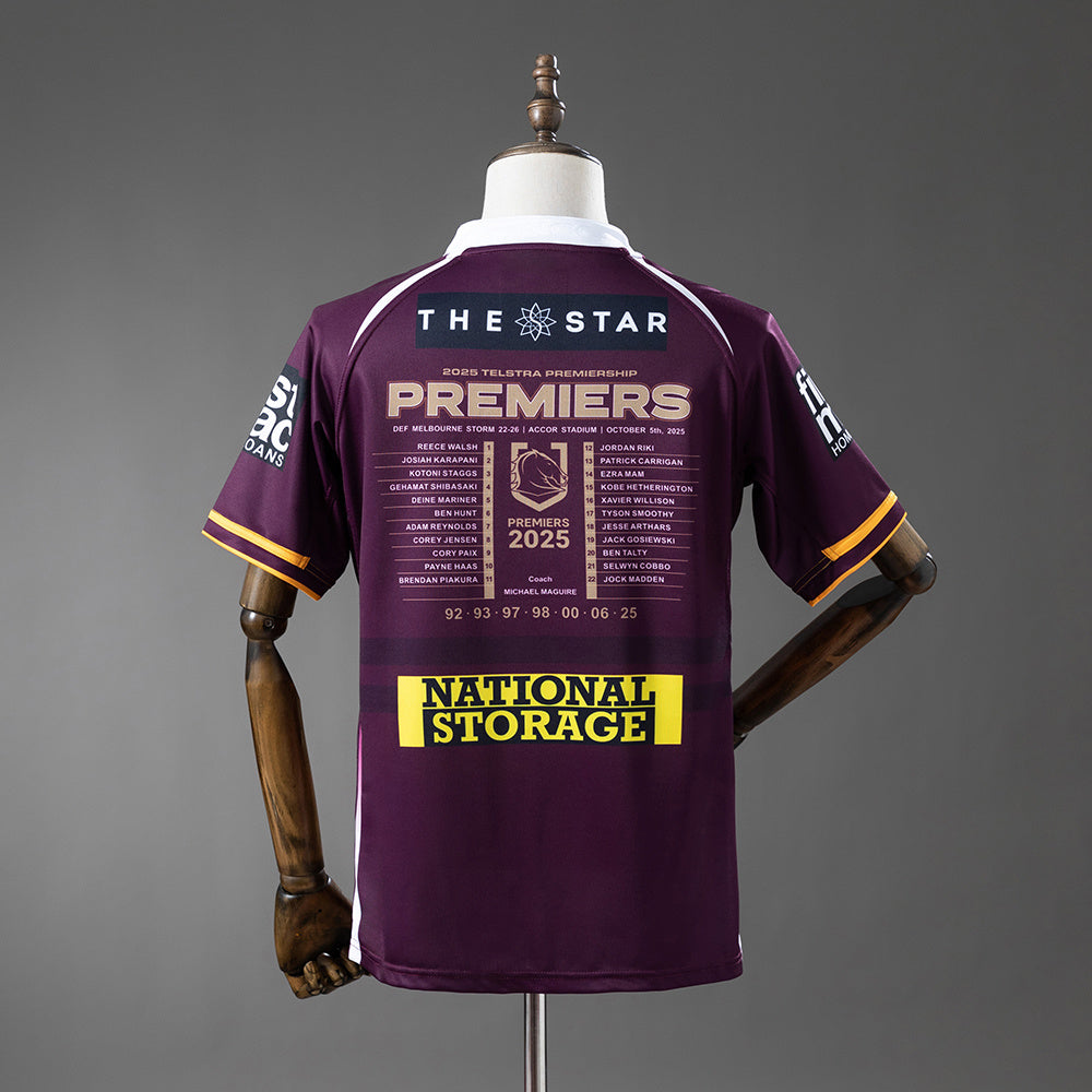 NRL Brisbane Broncos 2025 Champion Edition Jersey S-7XL