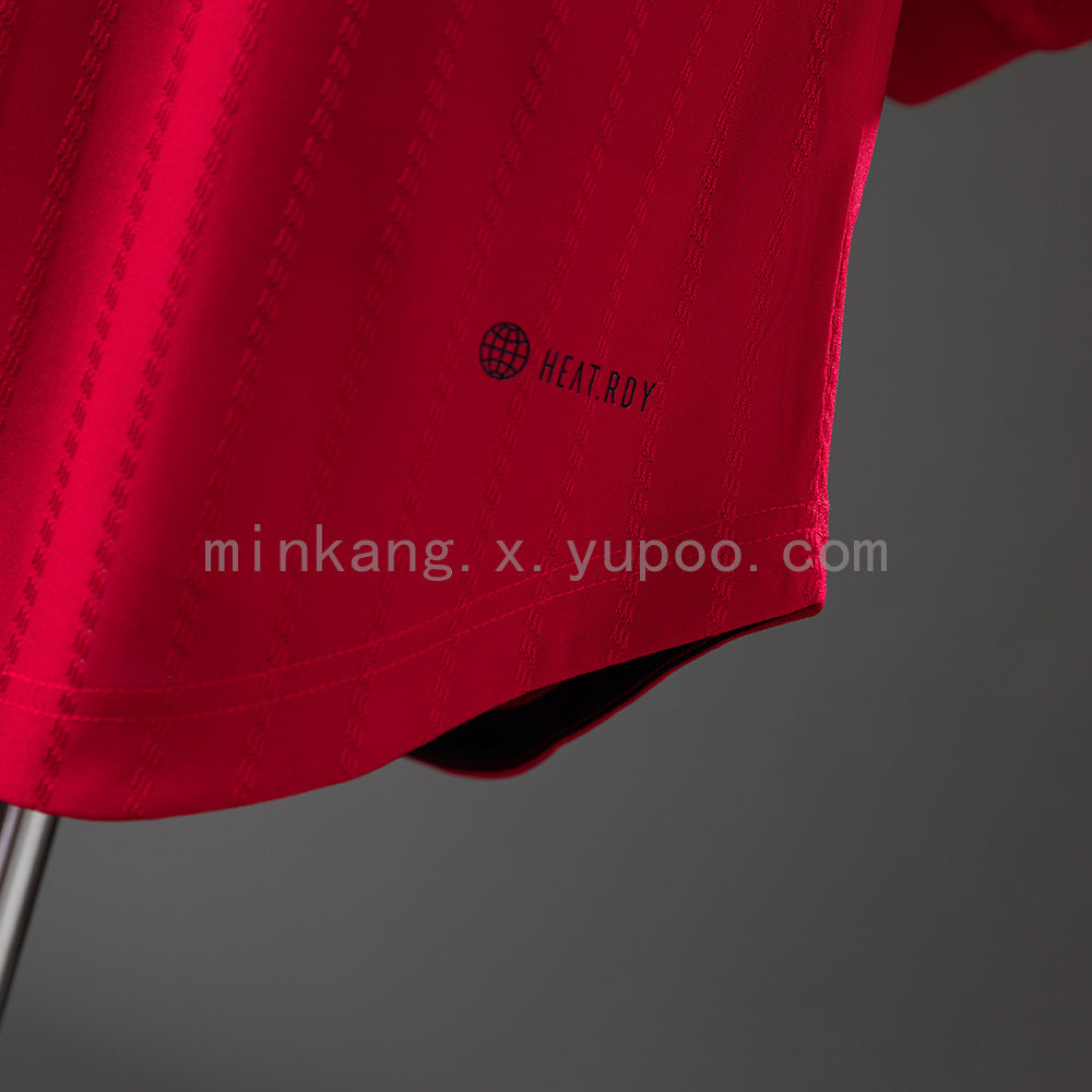 M-U 22/23 Home Long Sleeve Player Version Retro Jersey S-3XL