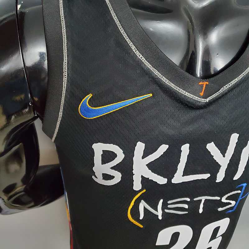 New Brooklyn Nets DINWDDIE#26 City Edition Black