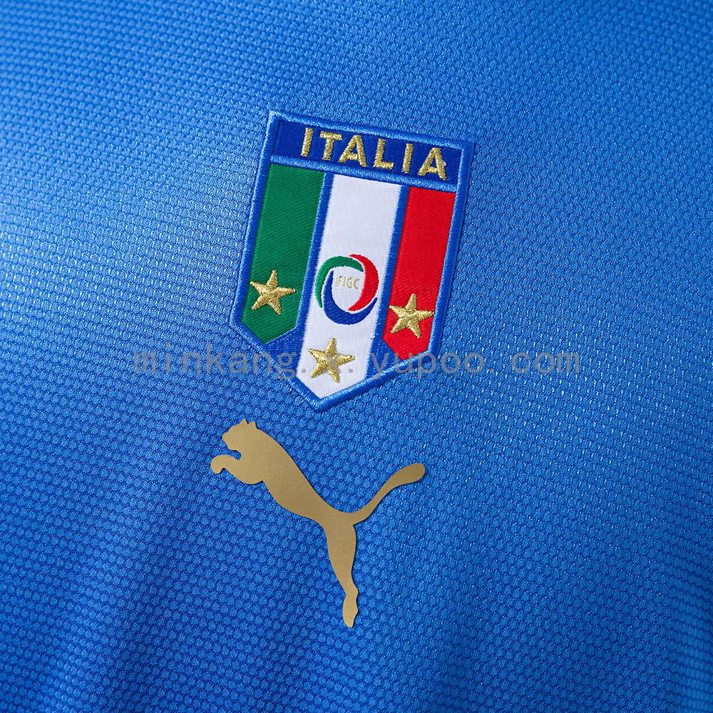 Italy 2006 Home Long Sleeve Retro Jersey S-XXL