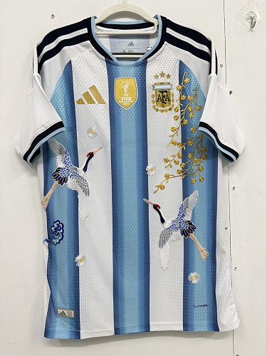 2026 Argentina Home Embroidered Player Edition S-2XL — Jsonwang 26/27